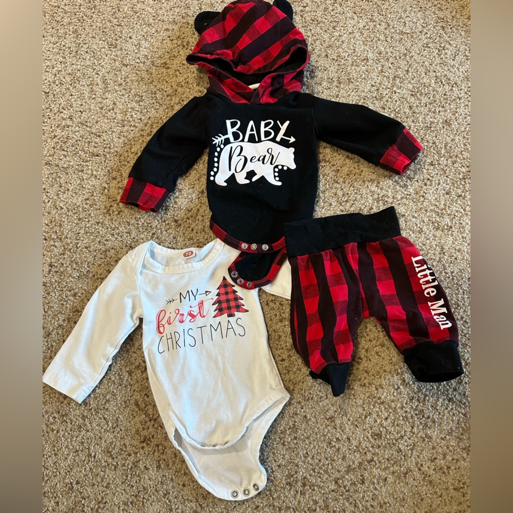 Baby Christmas Outfit Set
